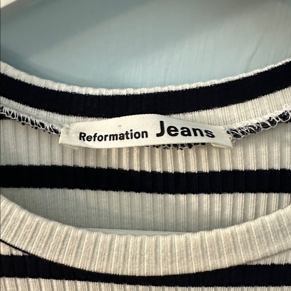 Reformation Ribbed Dress with Pockets - Picture 2 of 6